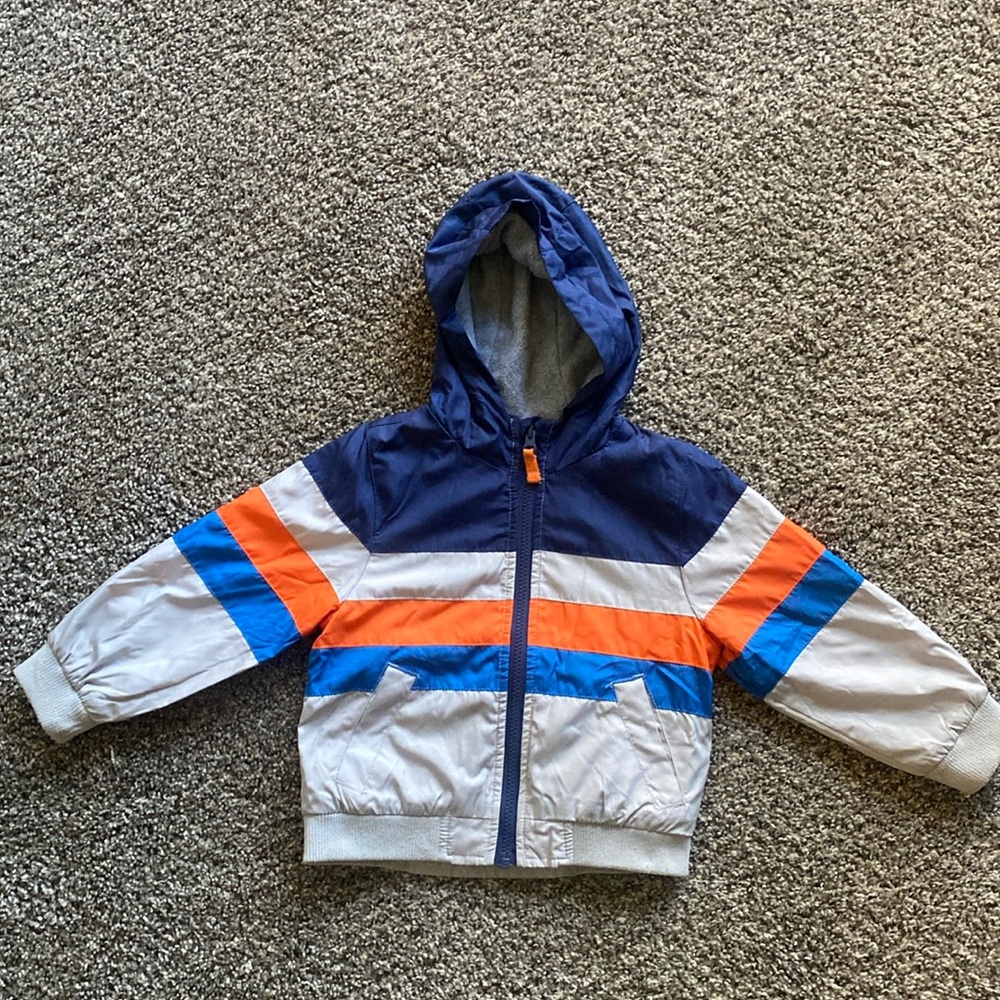 Multi colored toddler jacket.
